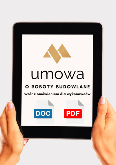 wzor umowy o roboty budowlane